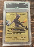 Pokémon Gold Custom Mewtwo Card