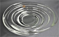 Licio Zanetti Murano Swirled Art Glass Bowl