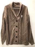 SIZE LARGE APPROX. WOMEN'S KNIT CARDIGAN
