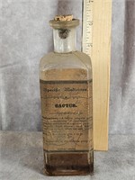 LLOYD BROTHERS MANUFACTURERS CACTUS BOTTLE