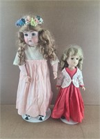 Vtg K&R Doll w/ Vtg Doll