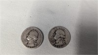 Silver 1940 Quarters (2)