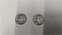 Silver 1957 Quarters (2)