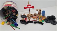 The Classic Tinker Toy Construction Set