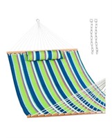 Lazy Daze 12 FT Quilted Fabric Double Hammock