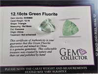 12.10cts Green Fluorite