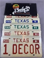 Assorted Vintage Licenses Plates