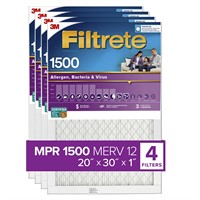 Filtrete 20x30x1 AC Furnace Air Filter, MERV 12, M