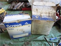 2 BOXES OF SCREWS