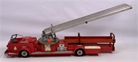 Ideal ladder truck, 28" long, metal and plastic.