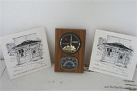 Thermometer and 2 Manvers Twp hot plates