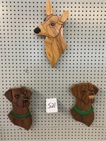 WOOD DOG / DEER CUTOUTS