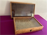 Wood & Glass Display Cases