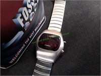 2000 Fossil Watch In Tin Can