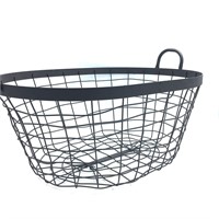 Rustic Metal Basket
