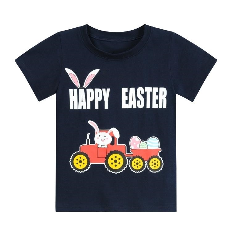 P3245  CM-Kid Easter Bunny Eggs Tee 7T