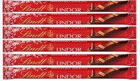 6ct Lindt LINDOR Milk Chocolate Truffle Bars 1.3oz