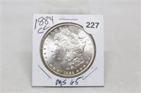 1884 CC MS65 Morgan Silver Dollar