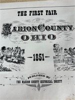 1851 FIRST FAIR MARION COUNTY OHIO PROGRAM