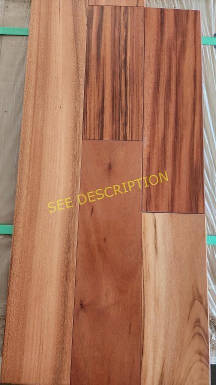 5" Brazilian Tigerwood 1' - 6' Lenghts Prefinished