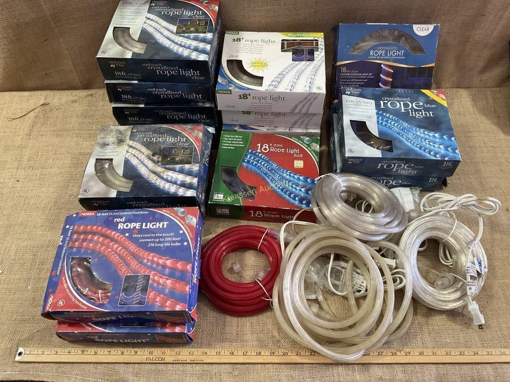 Assortment of rope lights