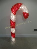 Outdoor lighted candy cane 4'h