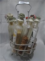 Spinning Spice Rack w/ Spices