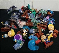 Group of kids meal toys