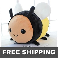 NEW Fuzzy Ladybug Stuffed Insect Plush Toy