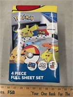 Pokémon 4 piece full sheet set