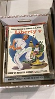 1940s ephemera lot includes Liberty magazines, two