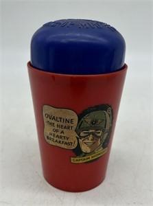 Captain Midnight Ovaltine Plastic Shaker Cup