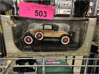 1927 CADILLAC ROADSTER DIE CAST CAR