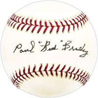 Paul "Red" Busby Autographed  Baseball Beckett BAS