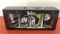 (4) Beatles glasses new in original package pint