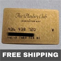 Vtg The Playboy Club Executive Key Card exp 1981