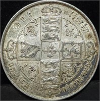1872 GB UK Gothic Silver Florin