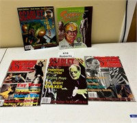 Lot of 5 Scarlet Street magazines