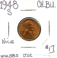 1948-S Lincoln Cent - Nice Uncirculated