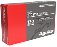 Aguila 8053AG   270 Win 130 gr InterLock Boat Tail