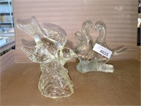 Vintage Bird Glass Art