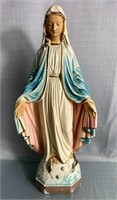 Vintage Our Lady of Grace Mary Statue