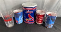 St. Louis Cardinals Tin,  4 Coca Cola