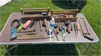 Tools , open tool boxes