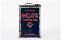 TEXACO VALOR MOTOR OIL 2 IMP GALLON CAN