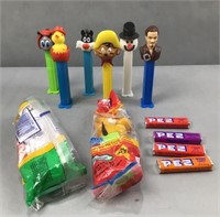 Pez dispensers and candy