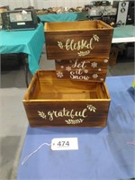 Decorative Wood Crates