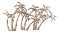 Vintage Metal Hanging Tropical Palm Trees
