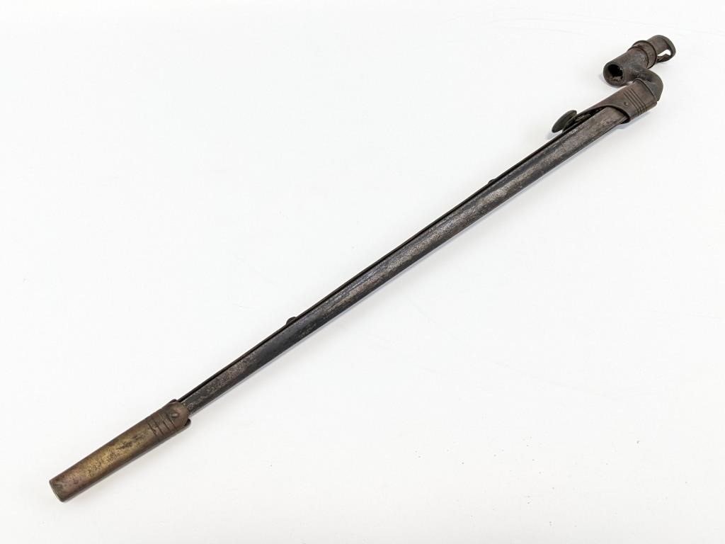 1878 British Triangle Socket Bayonet. Bayonet
