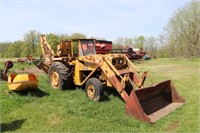 MF 300 Industrial Tractor with 320 Backhoe